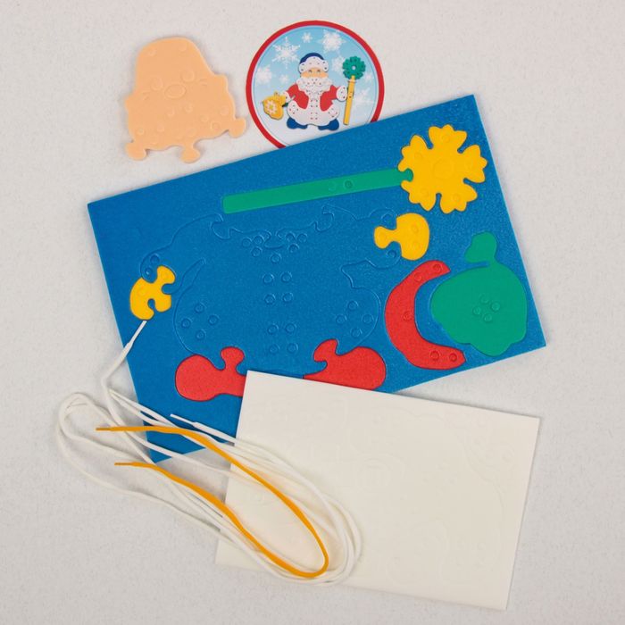 Шнуровка "Дед Мороз" 45458 микс