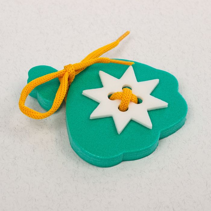 Шнуровка "Дед Мороз" 45458 микс