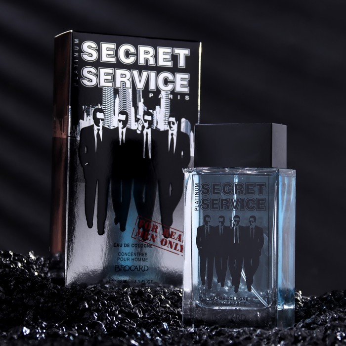 Одеколон мужской Secret Service Platinum, 100 мл brocard secret service platinum одеколон 100 мл для мужчин