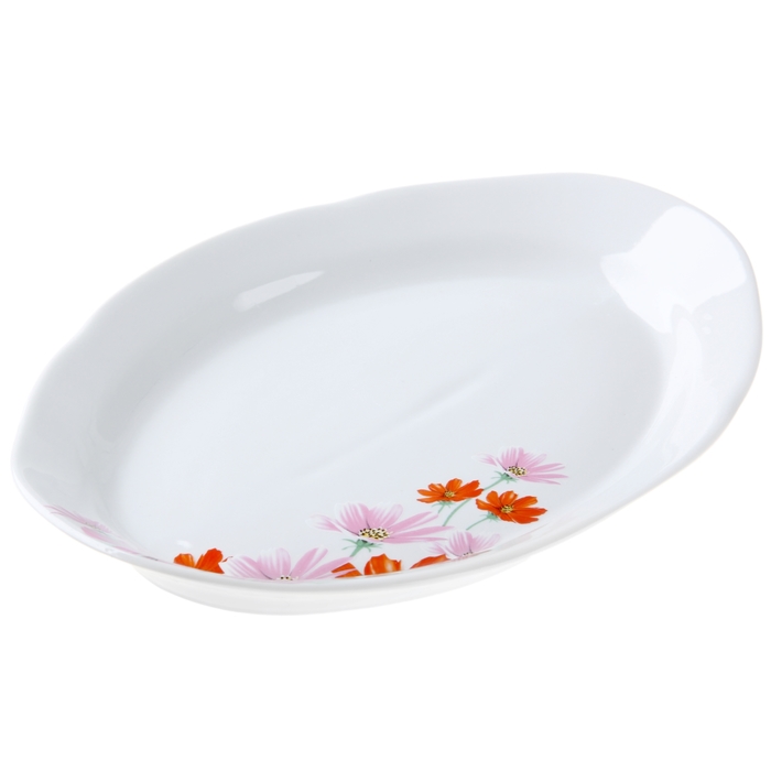 Блюдо овальное 33 см "Космея"