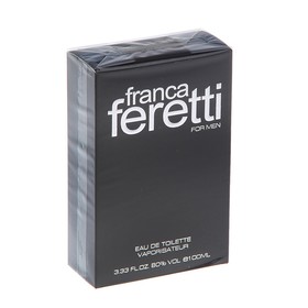 Туалетная вода мужская Franca Feretti Black, 100 мл