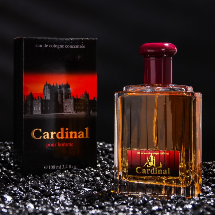 Одеколон мужской Cardinal, 100 мл одеколон мужской монстр dark 100 мл positive parfum 7097941