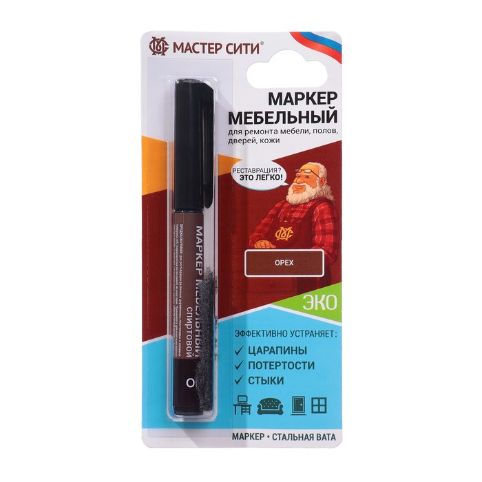 

Маркер мебельный, орех, 17 г
