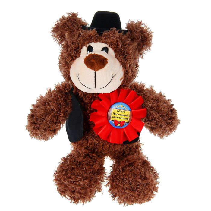 Мягкая игрушка мишка "Настоящий джентльмен", 17 см