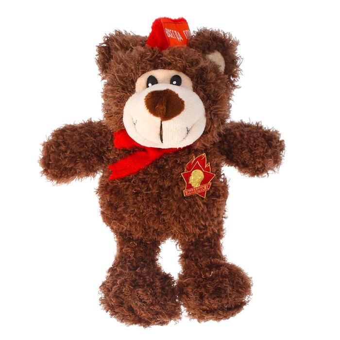 Мягкая игрушка мишка "Пионер" 17см