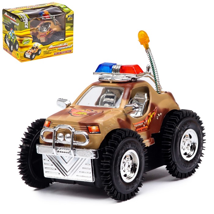 Машина-перевертыш "Военная", работает от батареек МИКС