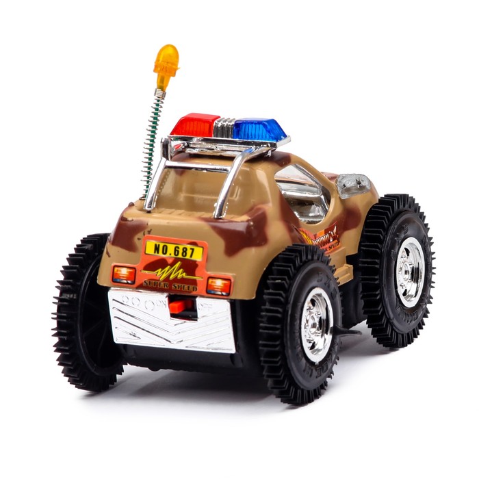 Машина-перевертыш "Военная", работает от батареек МИКС