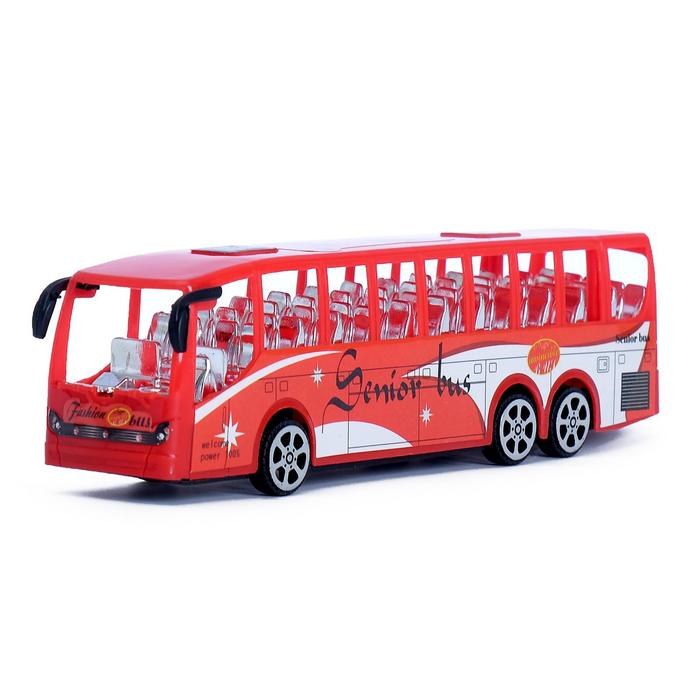 Автобус инерционный «Перевозчик», цвета МИКС автобус инерционный городской цвета микс