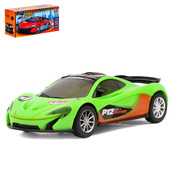 Машина "Тачка", работает от батареек, световые и звуковые эффекты