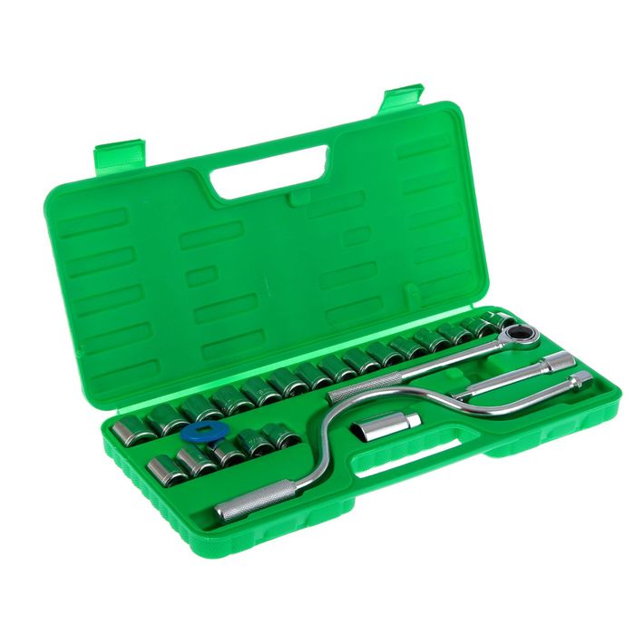 Набор торцевых головок TUNDRA basic, универсальный в кейсе 26 предметов