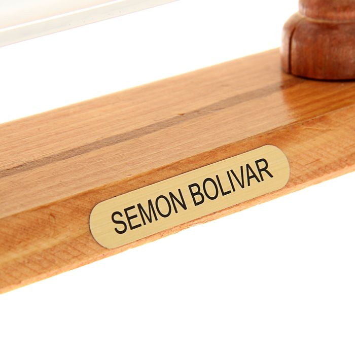 Корабль сувенирный большой «Трёхмачтовый», борта светлое дерево с белой полосой, паруса белые, 59 х 47,5 х 9 см