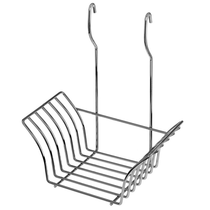 Сушилка для посуды на рейлинг на 6 тарелок, цвет хром