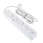 Удлинитель сетевой пятиместный "TOKER'' (3 м, ПВС 3*0,75, с з/з)