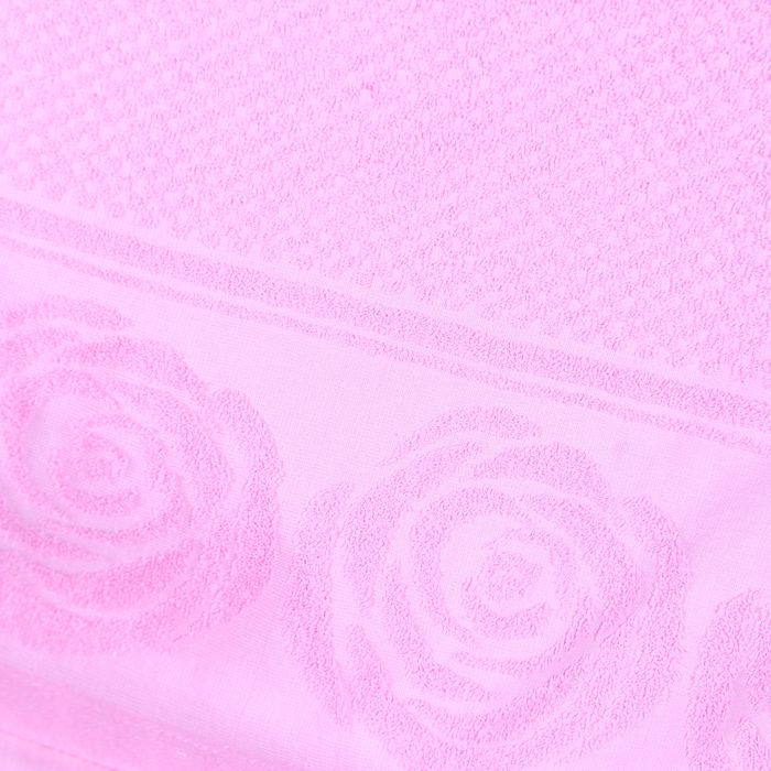 Полотенце махровое "Этель" Аморэ розовый 30*70 см, 100% хлопок, 400гр/м2