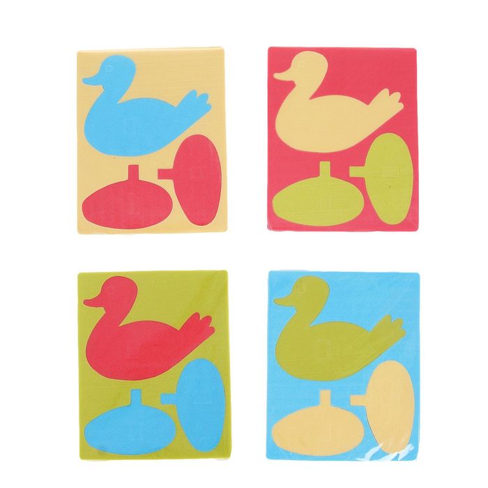 Конструктор мягкий "Уточка", МИКС