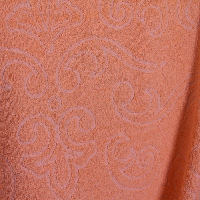 Полотенце махровое "Этель" Орнамент оранжевый 30*70 см, 100% хлопок, 400гр/м2