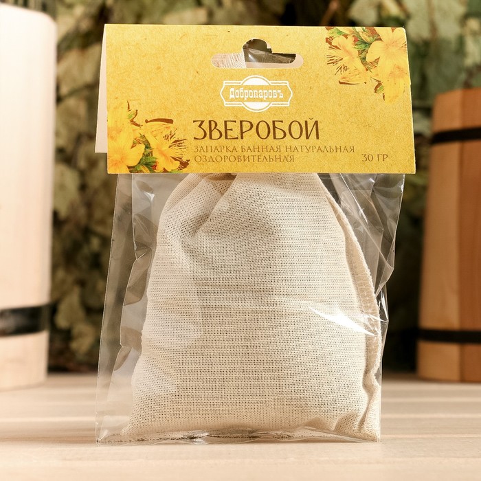 

Запарка для бани натуральная "Зверобой" 30 гр