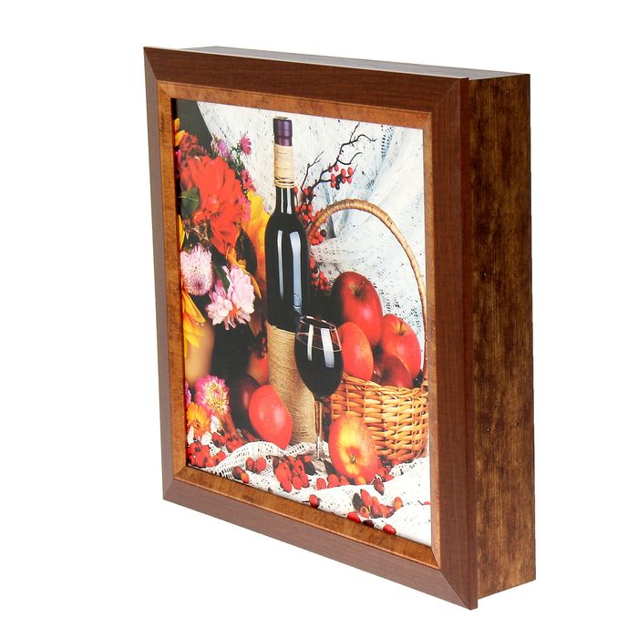 Аптечка "Натюрморт с вином" 36х36х7,5 см МИКС