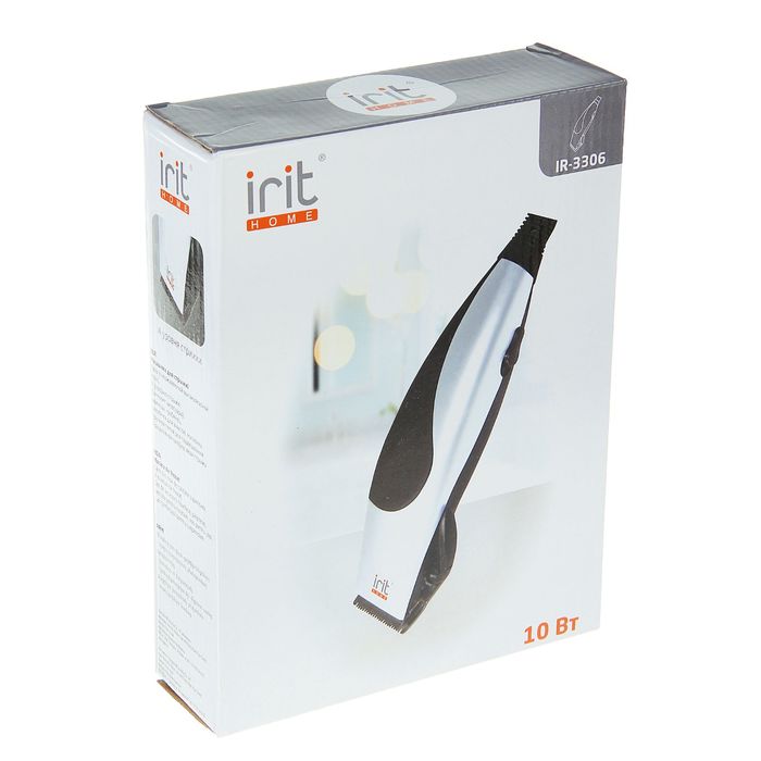 Машинка для стрижки Irit IR-3306, 4 уровня стрижки, 10 Вт, электрическая