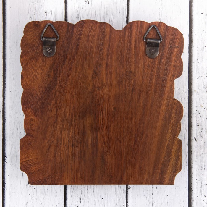 Ключница "Счастья в дом" дерево шишам