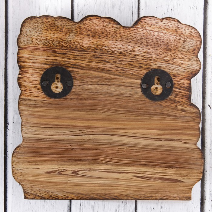 Ключница "Счастья в дом" дерево манго