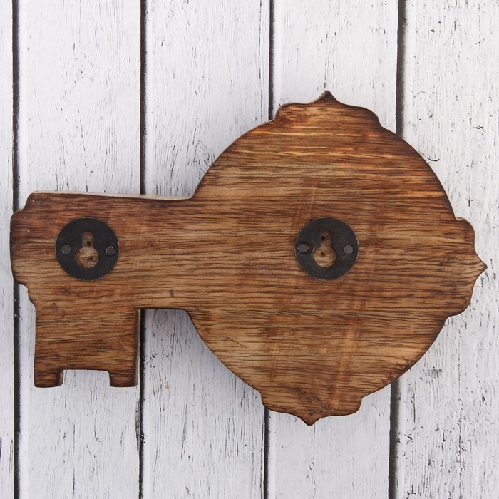 Ключница ключ "На счастье" дерево Манго