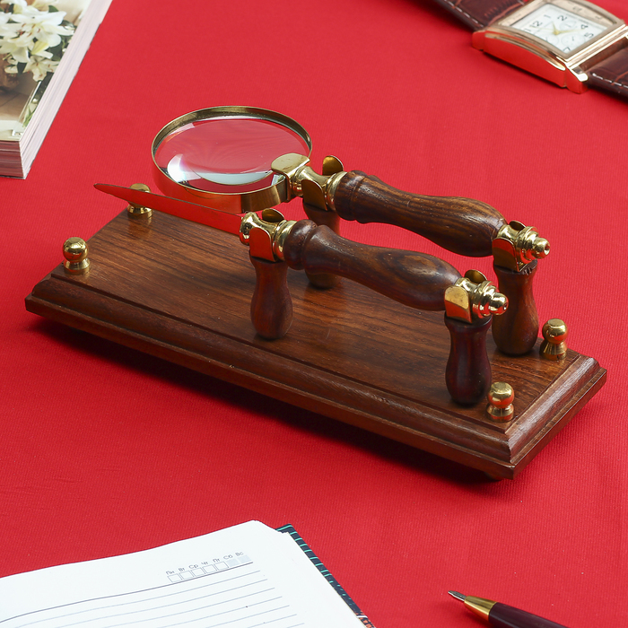 Сувенирный набор "Директ" (лупа, нож для бумаги)