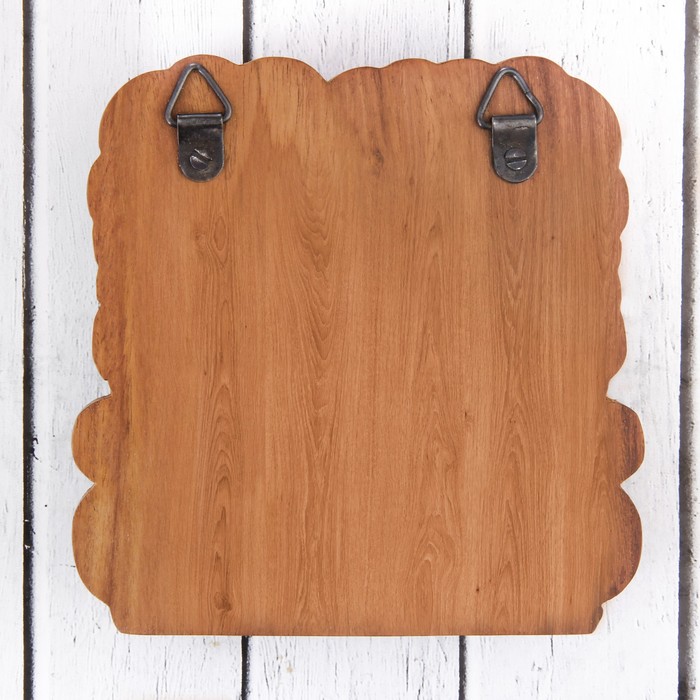 Ключница "Счастья и удачи" дерево шишам