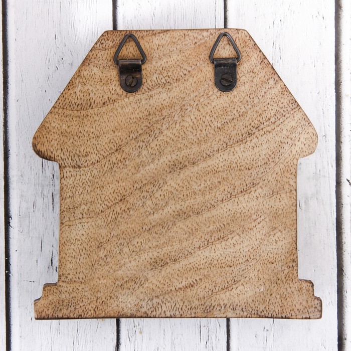 Ключница "Тепла и уюта" дерево манго