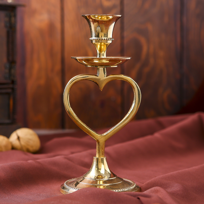 Подсвечник на 1 свечу "Сердце"