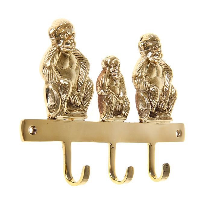 Крючок "Три обезьянки"