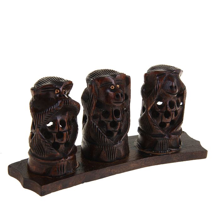 Сувенир "Три обезьяны" резные