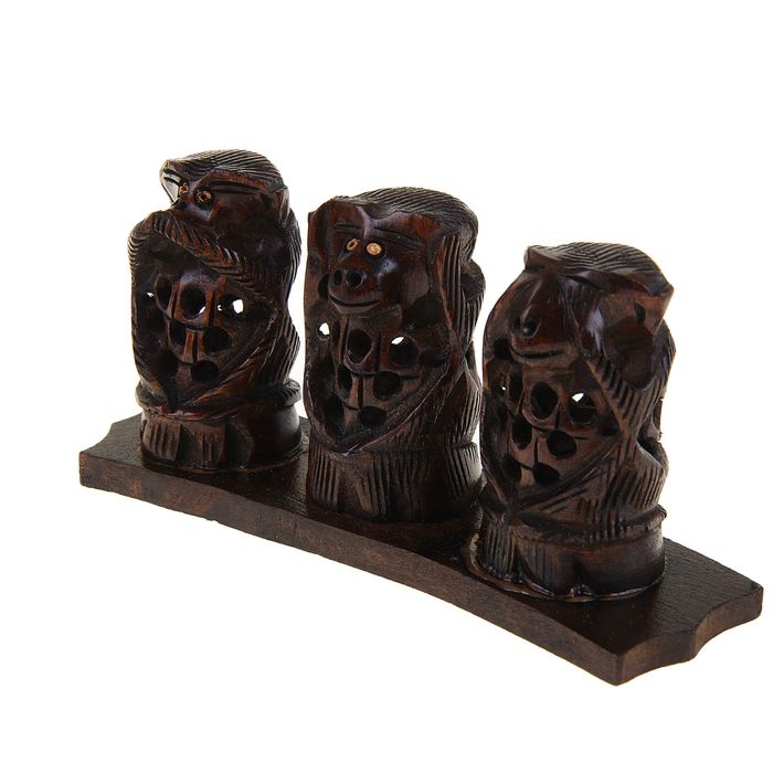 Сувенир "Три обезьяны" резные