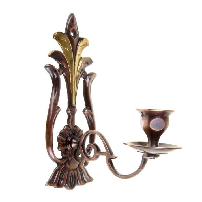 Подсвечник на 1 свечу настенный "Деви"