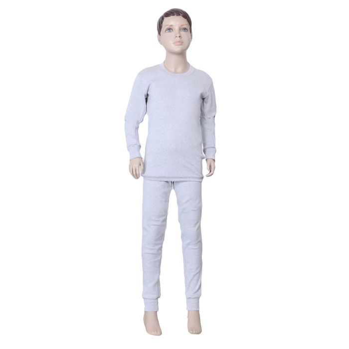 Термобелье подростковое "Сибирь", размер 36-38, рост 146-152, цвет серый