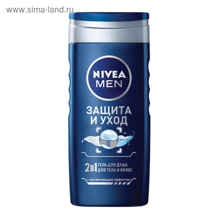 фото Гель для душа nivea men «защита и уход», 250 мл