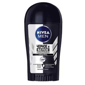 

Антиперспирант Nivea Men «Чёрное и белое», стик, невидимый, 40 мл