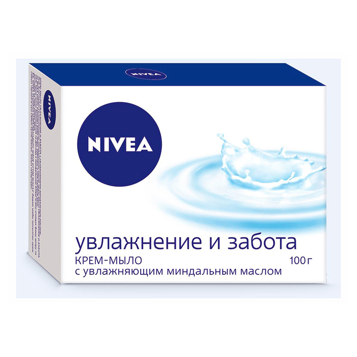 Мыло Nivea "Увлажнение и забота", 100 гр