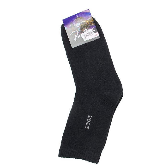 Носки мужские махровые EL-21, цвет черный, размер 29