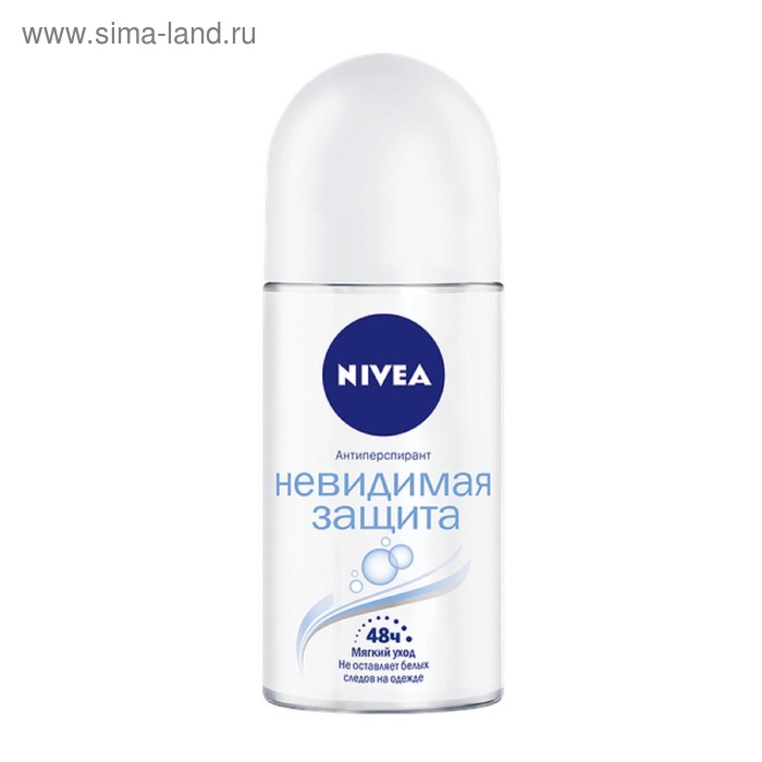 фото Антиперспирант nivea pure «невидимая защита», шариковый, 50 мл