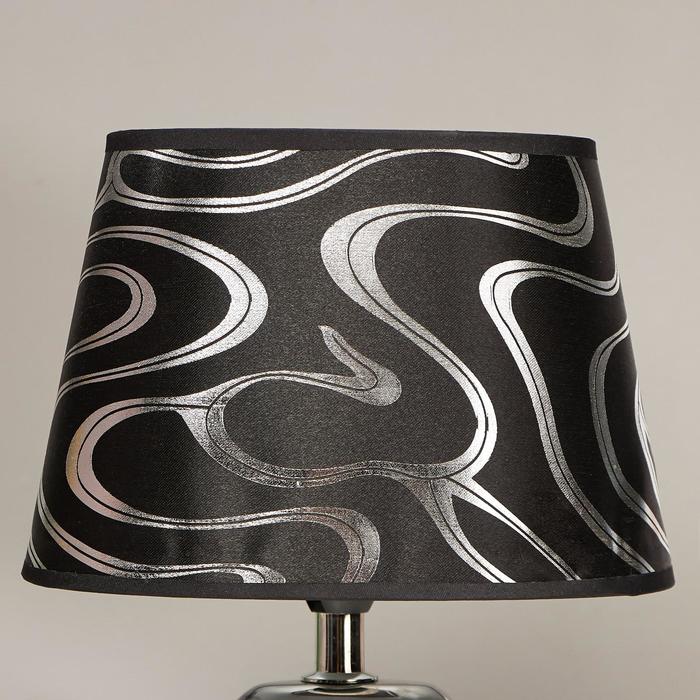 Лампа настольная "Цветущий пион"