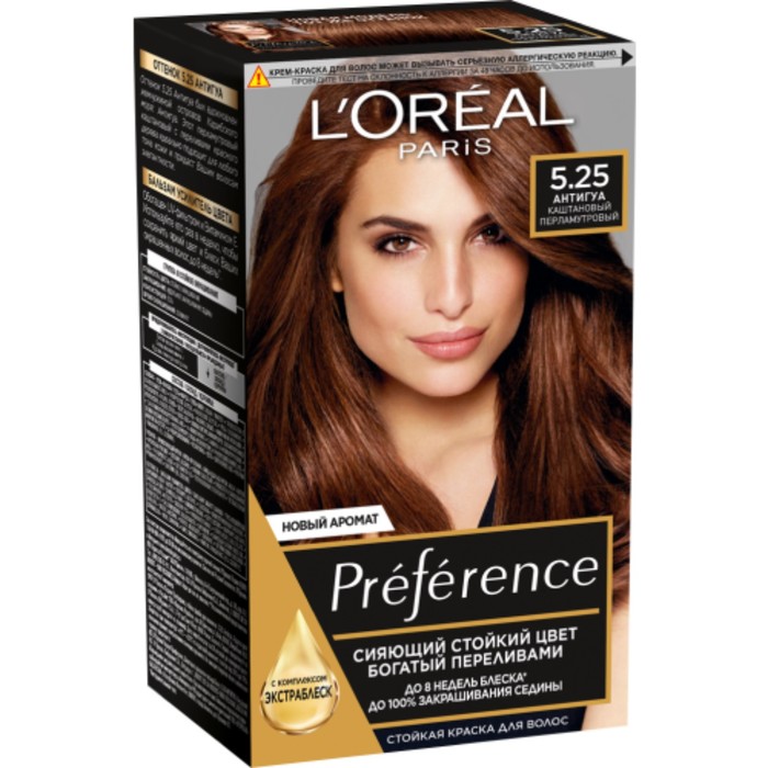 Краска для волос L'Oreal Preference, 5.25, "Антигуа", 174 мл