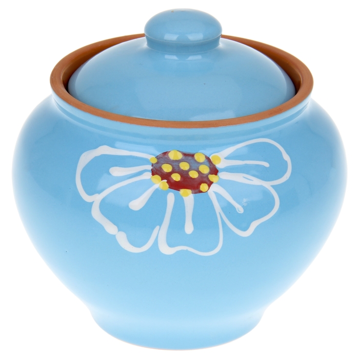 Горшочек для запекания "Псковский" голубой 0,85 л