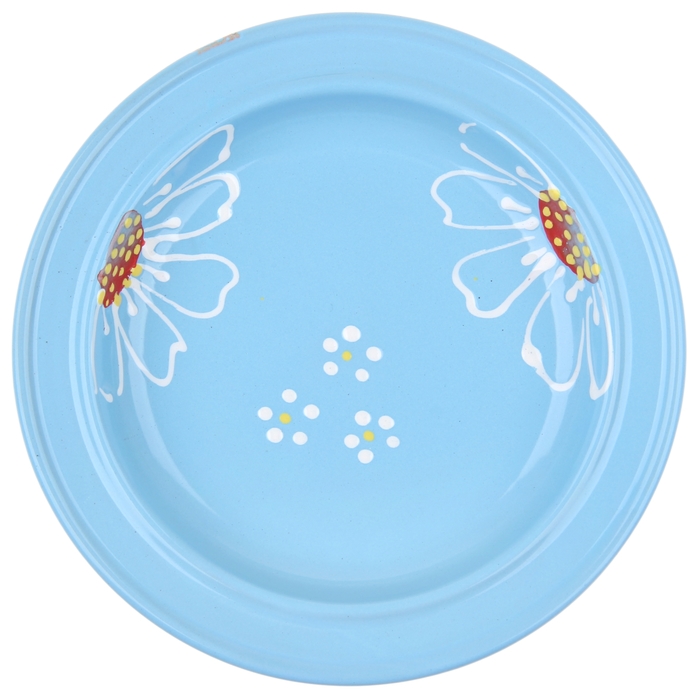 Тарелка d=20 см "Орнамент" , цвет голубой