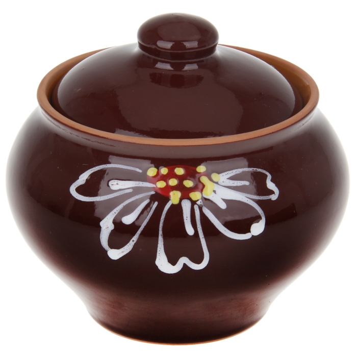 Горшочек для запекания "Псковский" коричневый 0,5 л