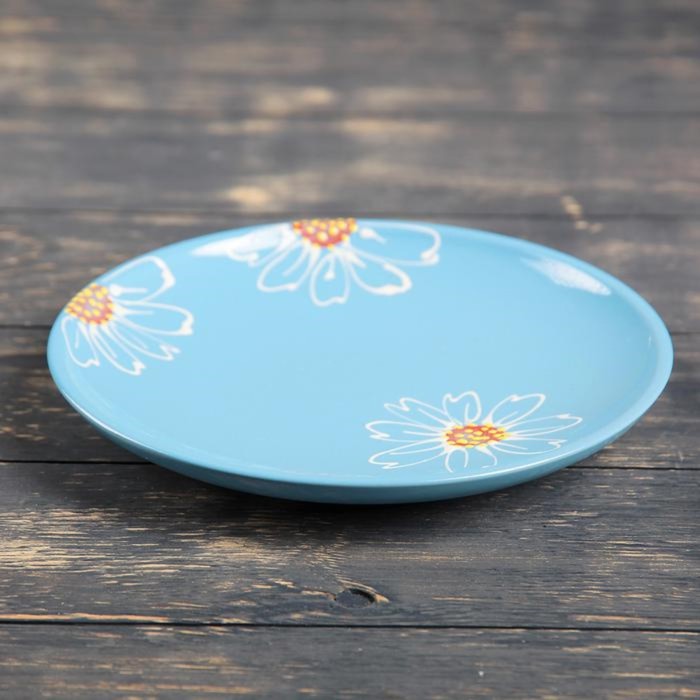 Набор для блинов "Псковский", 7 предметов: d=24 см, 16 см, цвет голубой