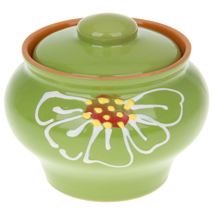 Горшочек 0,33 л "Псковский", цвет зеленый