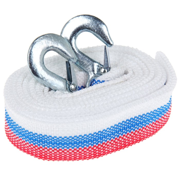 Трос-лента буксировочный TORSO Standart, 12 т, 4,5 м, 2 крюка