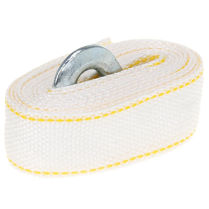 Трос-лента буксировочный TORSO Standart, 2.5 т, 4,5 м, 1 крюк, 1 петля