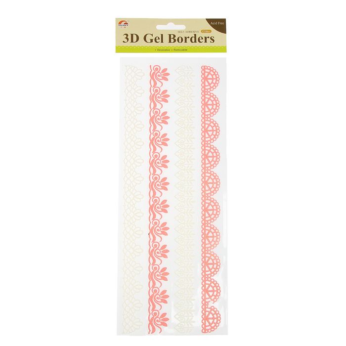 Наклейка тесьма для оформления "Узорная"